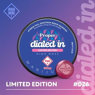 300mg - Ecto Cookies #026 - Rosin Gummies (10pk) by Dialed In Gummies