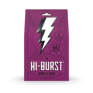 Berries & Cream - Indica [10pk] (100mg) by Hi-Burst