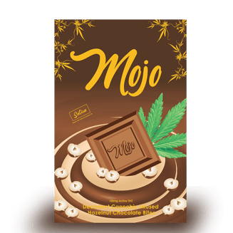 Hazelnut - Sativa (100mg) by Mojo Chocolates