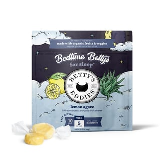 Bedtime Betty’s Lemon Agave [10pk] (50mg THC) Sleep Fruit Chews by Betty's Eddies