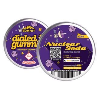100mg - Platinum Cake #2281 - Rosin Gummies (10pk) by Dialed In Gummies