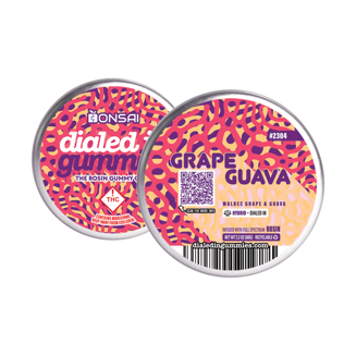 100mg - Grape Guava - Rosin Gummies (10pk) by Dialed In Gummies
