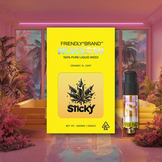 Friendly Brand — Sticky - Peach Panther