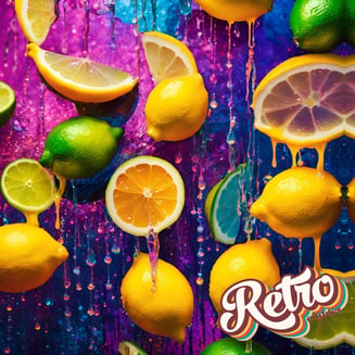 Retro Vibes Syrup - Fast Acting - Citrus (100mg) by Retro