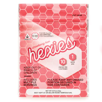 Hexies Strawberry Kiwi [10pk] (50mg) by Hexies