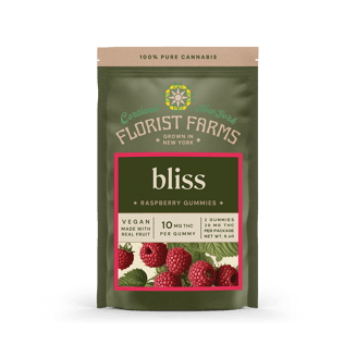 Raspberry | Bliss Gummies | 2pk (20mg) by Florist Farms