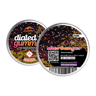100mg - Sherbanger #2364 - Rosin Gummies (10pk) by Dialed In Gummies