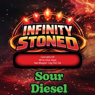 Sour Diesel [1000mg] by Infinity Stoned