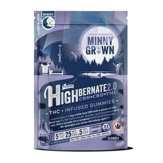 Highbernate 2.0 10:50:1 [10pk] (50mg THC/250mg CBD/5mg CBN) by Minny Grown