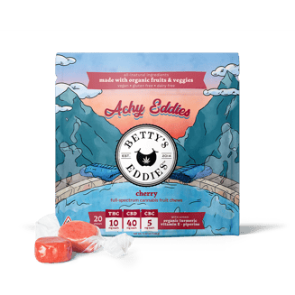 Ache Away Eddies - Cherry [20pk] (200mg THC/800mg CBD/100mg CBC) by Betty's Eddies