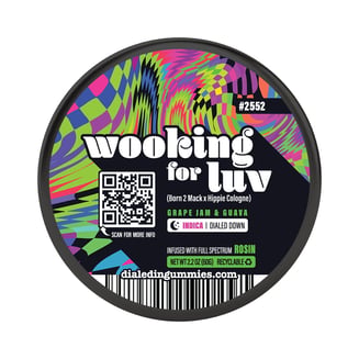 100mg - Wooking for Luv #2552 - Rosin Gummies (10pk) by Dialed In Gummies