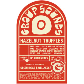 Hazelnut Truffles (10mg) by Group Sounds