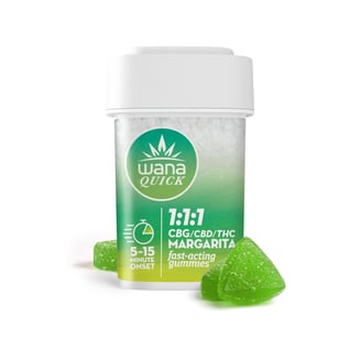 1:1:1 Margarita [20pk] (100mg CBG/100mg CBD/100mg THC) by Wana
