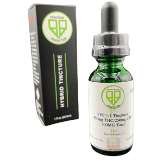 1:1 Blueberry (350mg CBD/350mg THC) by Pecos Valley Production
