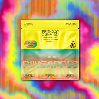 Pineapple x Flo White [5pk] (100mg) by Friendly Brand