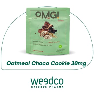 Oatmeal Choco Cookie - Indica (40mg) by OMG! - PR