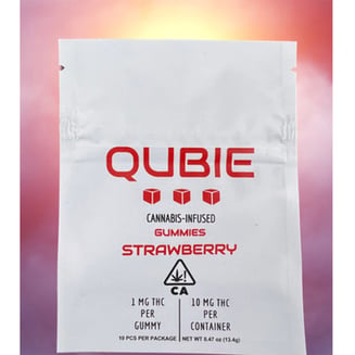 Strawberry [10pk] (10mg) by Qubie