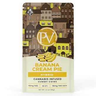 Banana Cream Pie [10pk] (100mg) by Platinum Vape