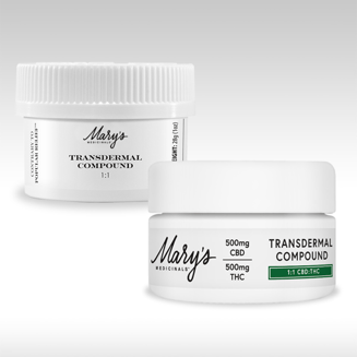 1:1 Transdermal Compound (100mg CBD/100mg THC) by Mary's Medicinals