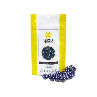 Blueberry Splash [35pk] (175mg CBD) by Yuzu CBD Plus