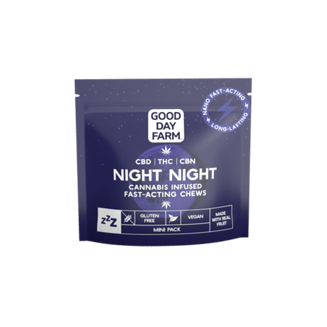 Night Night [3pk] (16mg CBD/12mg CBN/12mg THC) by Good Day Farm