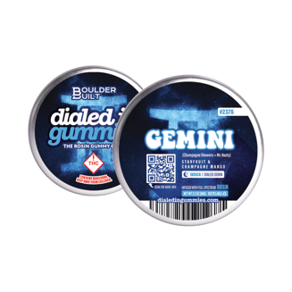 100mg - Gemini - Rosin Gummies (10pk) by Dialed In Gummies