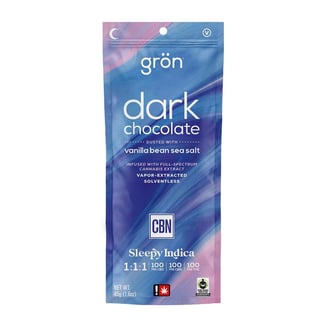 Grön: Dark W/ Vanilla Bean Sea Salt - Sleepy