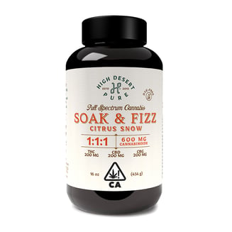 1:1 Citrus Snow [16‭ ‬oz] (200mg THC/200mg CBD) by High Desert Pure