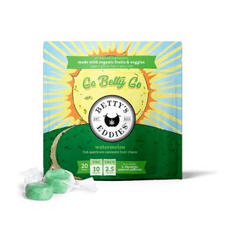 Go Betty Go - Watermelon [20pk] (200mg THC/50mg THCV) by Betty's Eddies