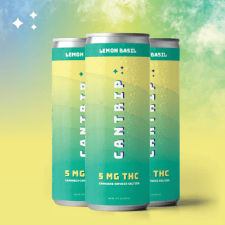 Lemon Basil [12fl oz] (5mg THC) by Cantrip