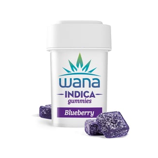 Wana Indica Gummies Blueberry 00251 by Wana