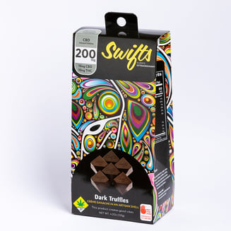 :1 Dark Chocolate [10pk] (100mg CBD/100mg THC)