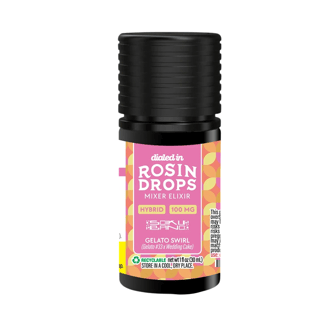 100mg - Gelato Swirl - Rosin Drops by Dialed In Gummies