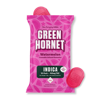 Watermelon - Indica [10pk] (100mg) by Cheeba Chews