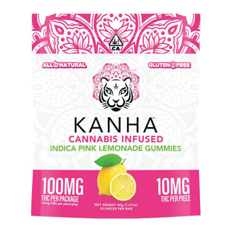 PROMO - Kanha - Pink Lemonade - Indica [10pk] (100mg) by PROMO
