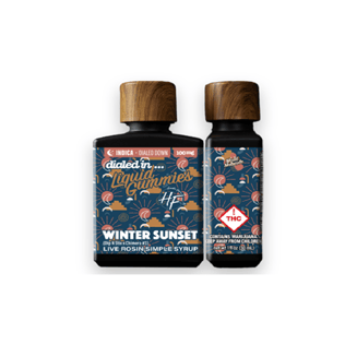 100mg - Winter Sunset - Rosin Drops by Dialed In Gummies