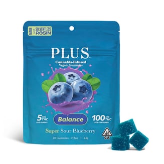 Plus Products — Super Sour Blueberry