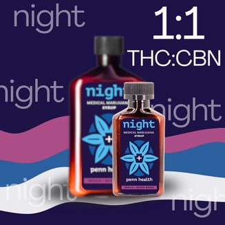 Mini Night 1:1 THC:CBN - Mixed Berry [100ml] (100mg THC/100mg CBN) by Penn Health