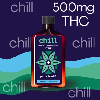 Chill - Blueberry [250ml] [500mg] by Penn Health