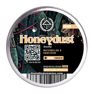 100mg - Honeydust - Rosin Gummies (10pk) by Dialed In Gummies