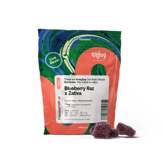 Blueberry Raz x Zativa [10pk] (100mg) by MFNY