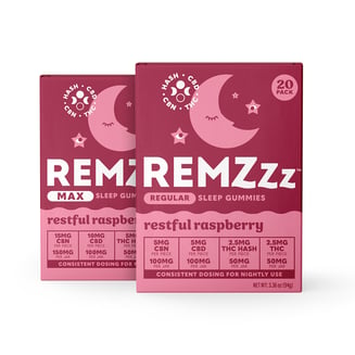 Restful Raspberry [20pk] (100mg CBN/100mg CBD/100mg THC) by REMZzz
