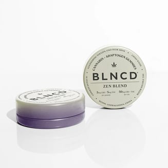 Zen Blend THC + Adaptogen Gummies[10pk] (50mg CBD/50mg THC) by BLNCD