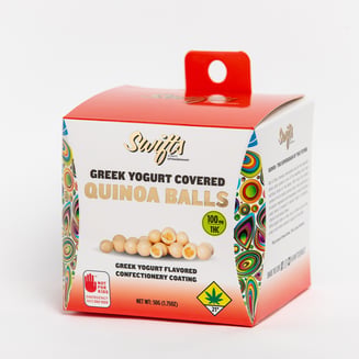 Yogurt Covered Quinoa [10pk] (100mg) by Swifts