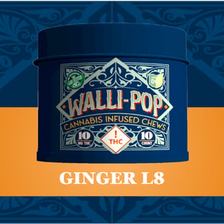 Ginger L8 [10pk] (100mg) by Walli-Pop