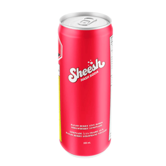 Banjo Berry Live Rosin Strawberry Lemonade [355ml] (10mg) by Sheesh Hash Sodas