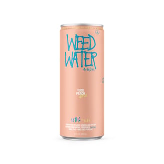 Yuzu Peach Diesel [12 fl oz] (10mg THC/5mg CBG) by Weed Water