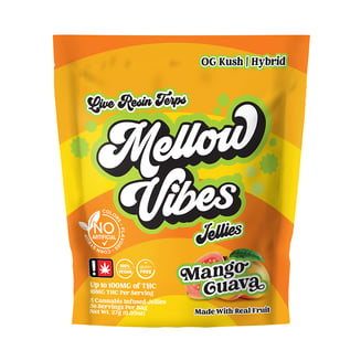Mango Guava - OG Kush [5pk] (100mg) by Mellow Vibes