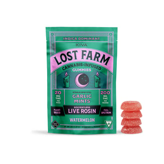 Watermelon x Garlic Mints [10pk] (200mg) by Lost Farm