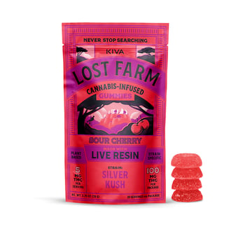 Sour Cherry x Silver Kush [20pk] (100mg) by Lost Farm